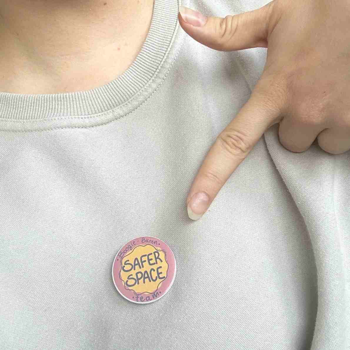 Button mit dem Schriftzug 